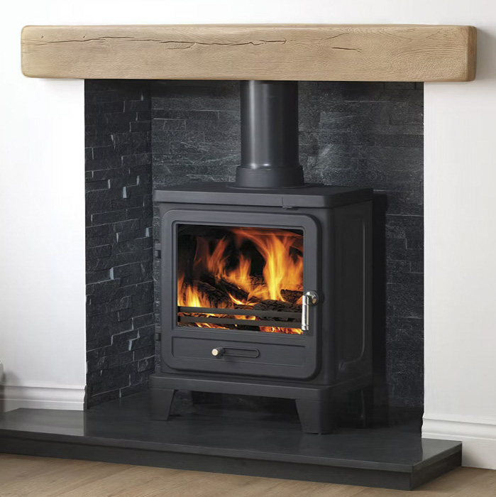 Stove beam, wooden classic oak